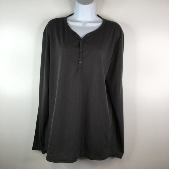 PODOM  Gray Long Sleeves Top Size XXL NWT - Picture 1 of 8